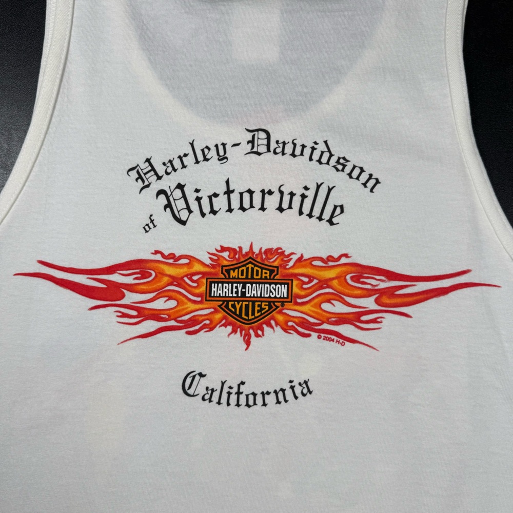 Lot of 2 - NWT Vintage Harley-Davidson Tank Top Biker Eagle USA Flag  XL - Picture 7 of 15